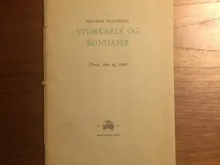 Vivirkarle og bønhaser. Prosa, rim og toner