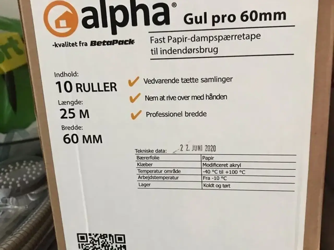 Billede 2 - Dampspærretape