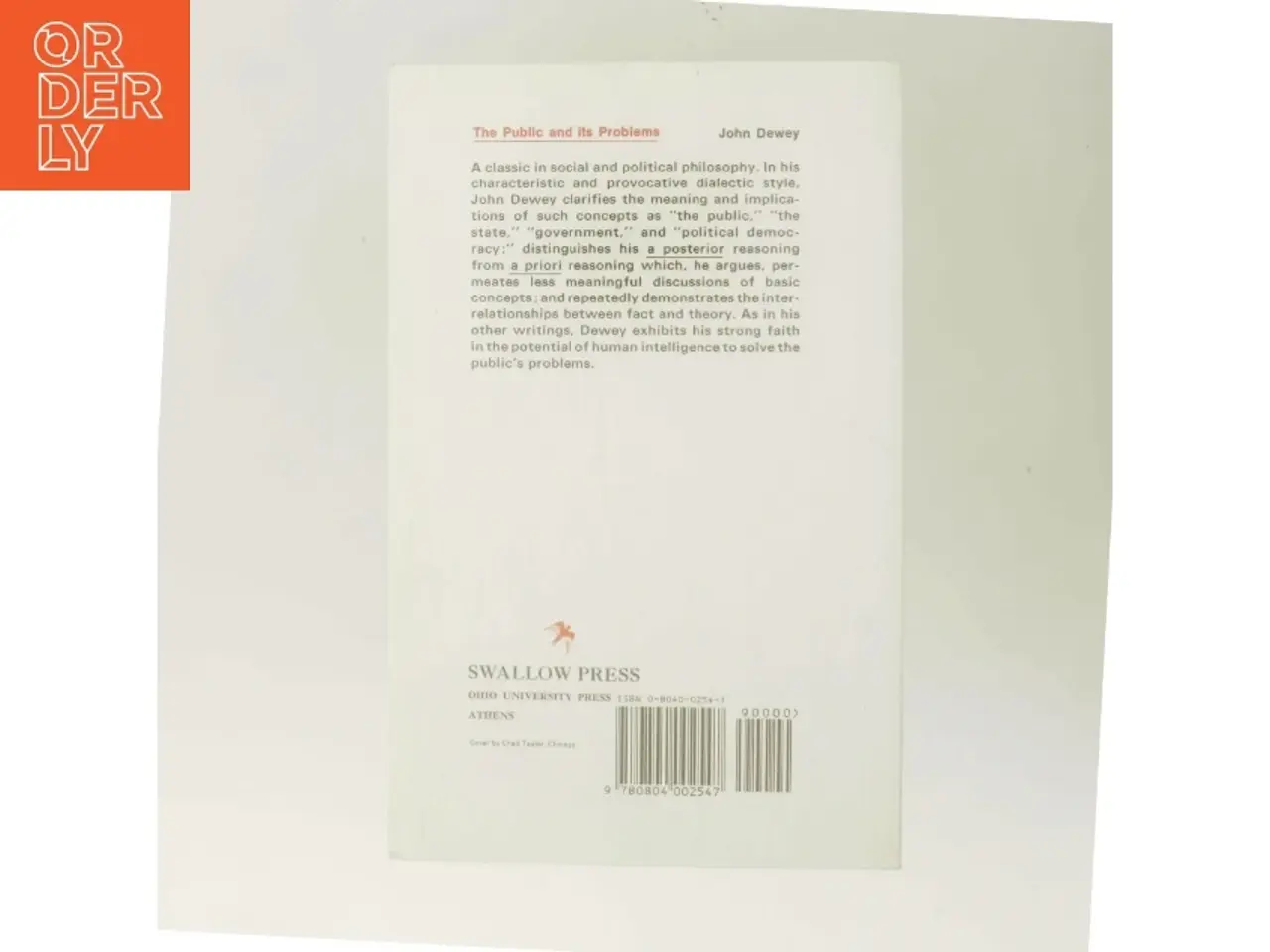 Billede 3 - The public and its problems : an essay in political inquiry af John Dewey (Bog)