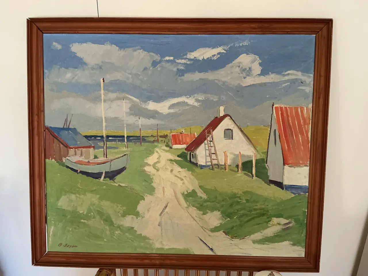 Billede 1 - Oliemaleri af Børge Ibsen