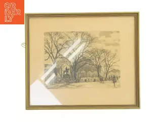 Indrammet billede (str. 32 x 27 cm)