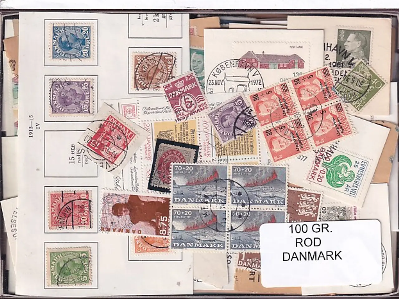 Billede 1 - Danmark 100 g. ROD. - Hjemkommet 12 - 3 - 2024