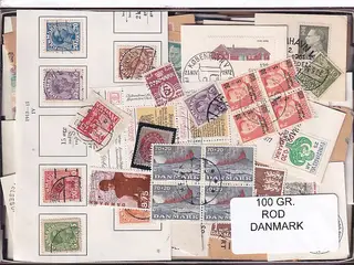 Danmark 100 g. ROD. - Hjemkommet  12 - 3 - 2024