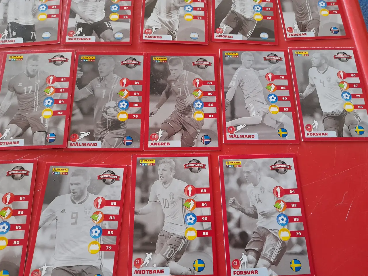 Billede 7 - 27 stk Panini fodboldkort.