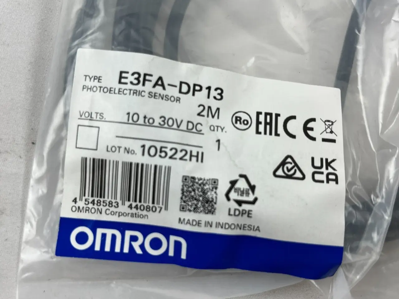 Billede 4 - Omron E3FA-DP13 Photoelectric Sensor 2M kabel