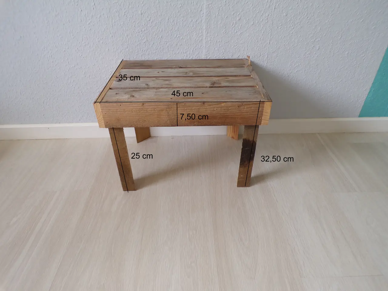Billede 8 - Sidebord / blomsterbord med patina