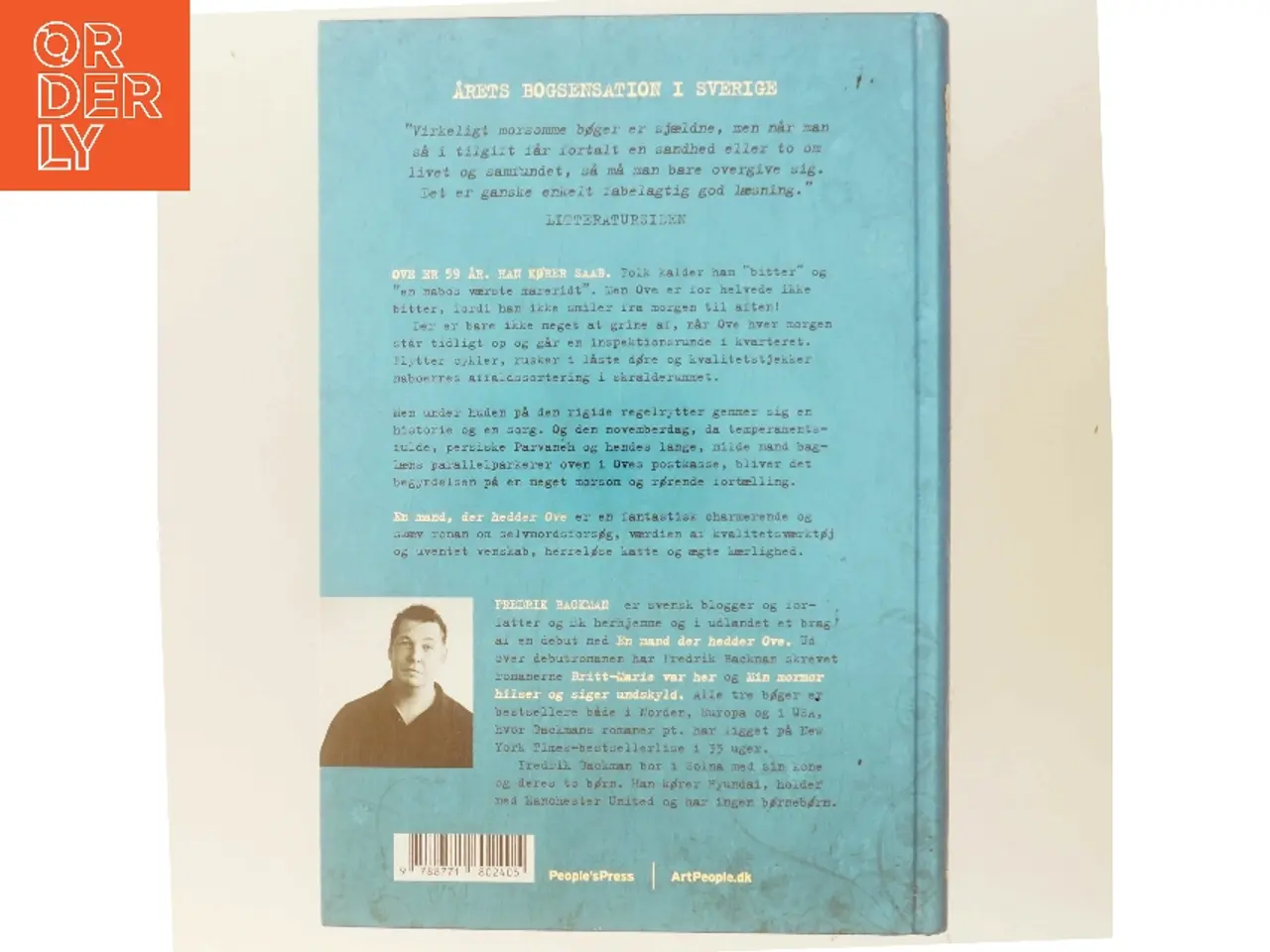 Billede 3 - En mand der hedder Ove : roman af Fredrik Backman (Bog)