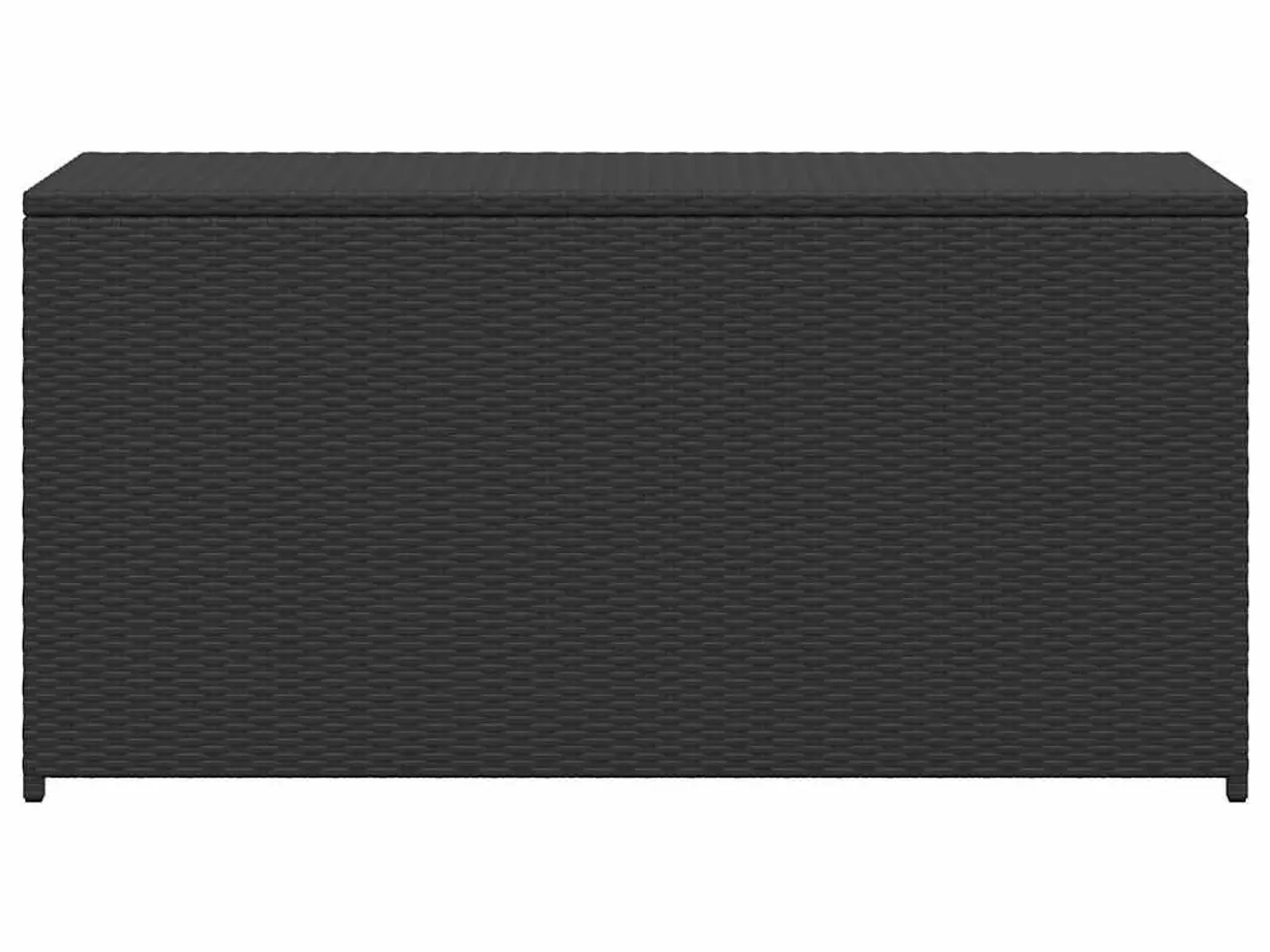 Billede 6 - Udendørs opbevaringskasse i polyrattan - sort 120 × 50 × 60 cm