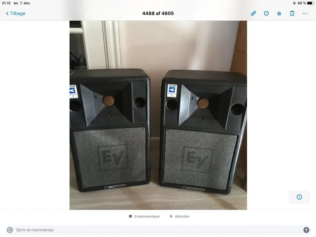 Billede 1 - EV Højtaler