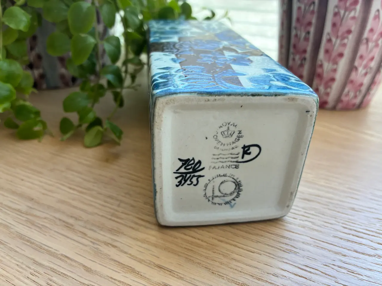 Billede 3 - Baca firkantet vase - 19 cm - Royal Copenhagen