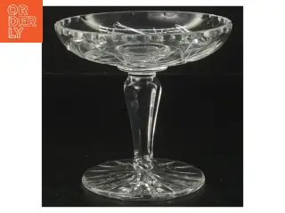 Klassisk glas skål på fod (str. Ø 12,5 cm)