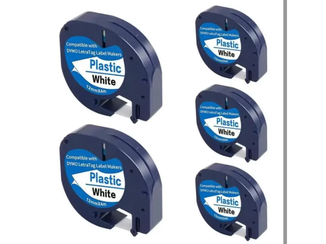 Billede 1 - Dymo label - LetraTag refills (5 stk)