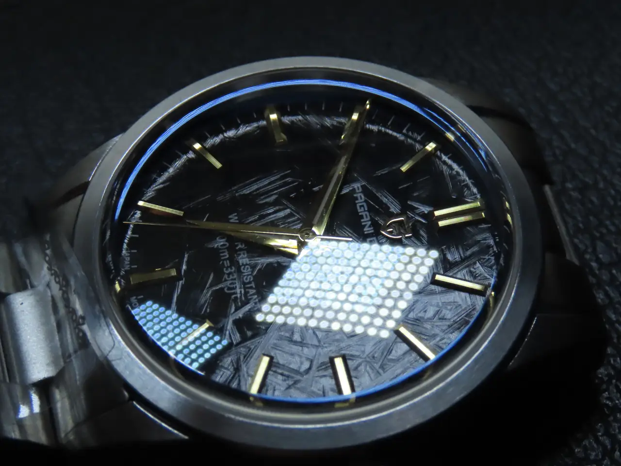 Billede 7 - Pagani Design herreur med sort textured skive
