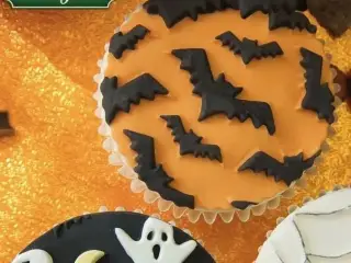 Halloween prægemåtte flagermus..