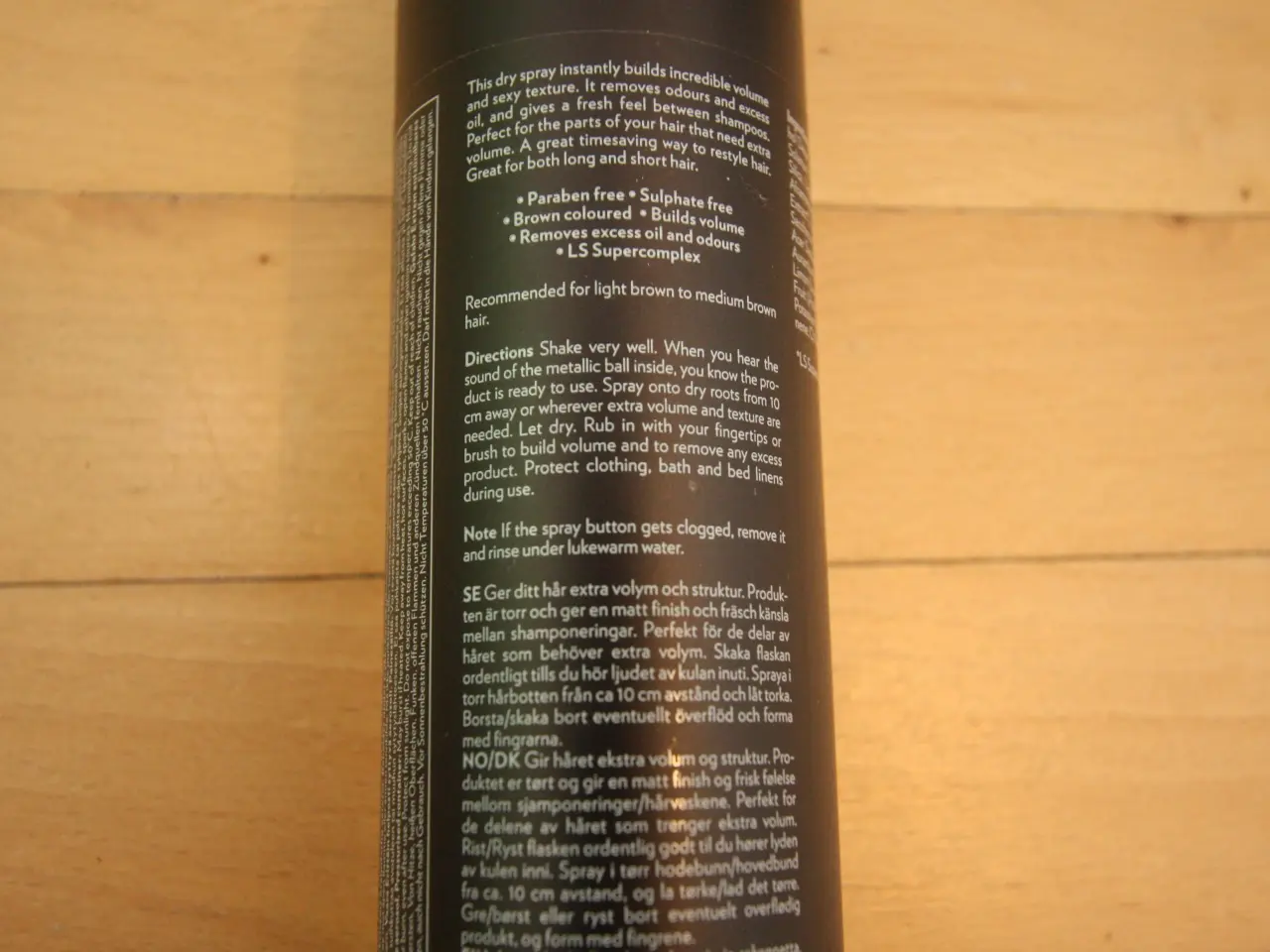 Billede 4 - Hårspray Lernberger Dryclean Brown (volumen)