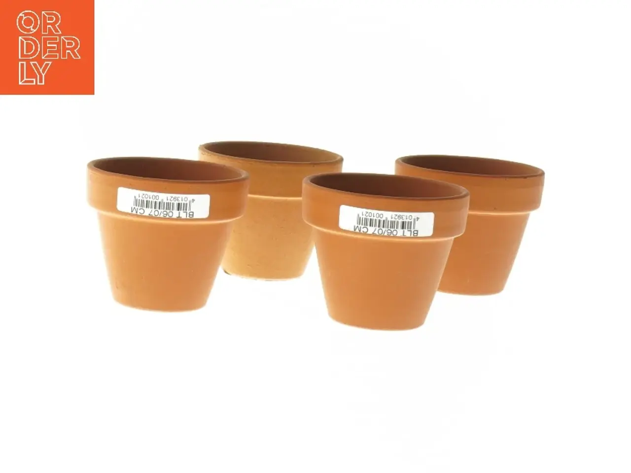 Billede 1 - Små nye lerpotter (str. 4 stk Ø 7 cm)