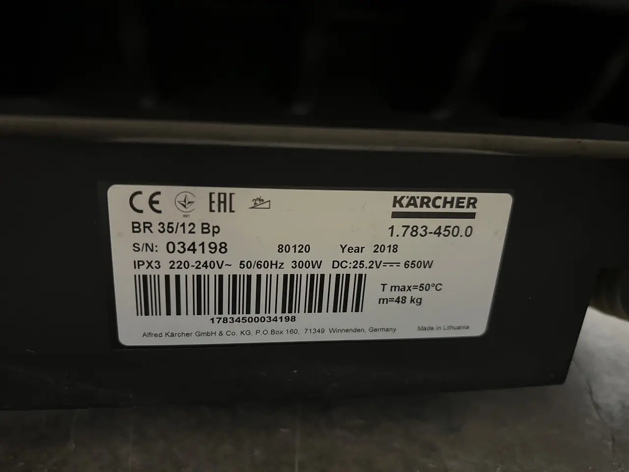 Billede 6 - Karcher BR 35/12 C Gulvvasker 