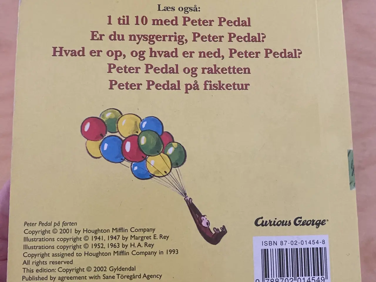 Billede 2 - Peter pedal på farten papbog børnebog