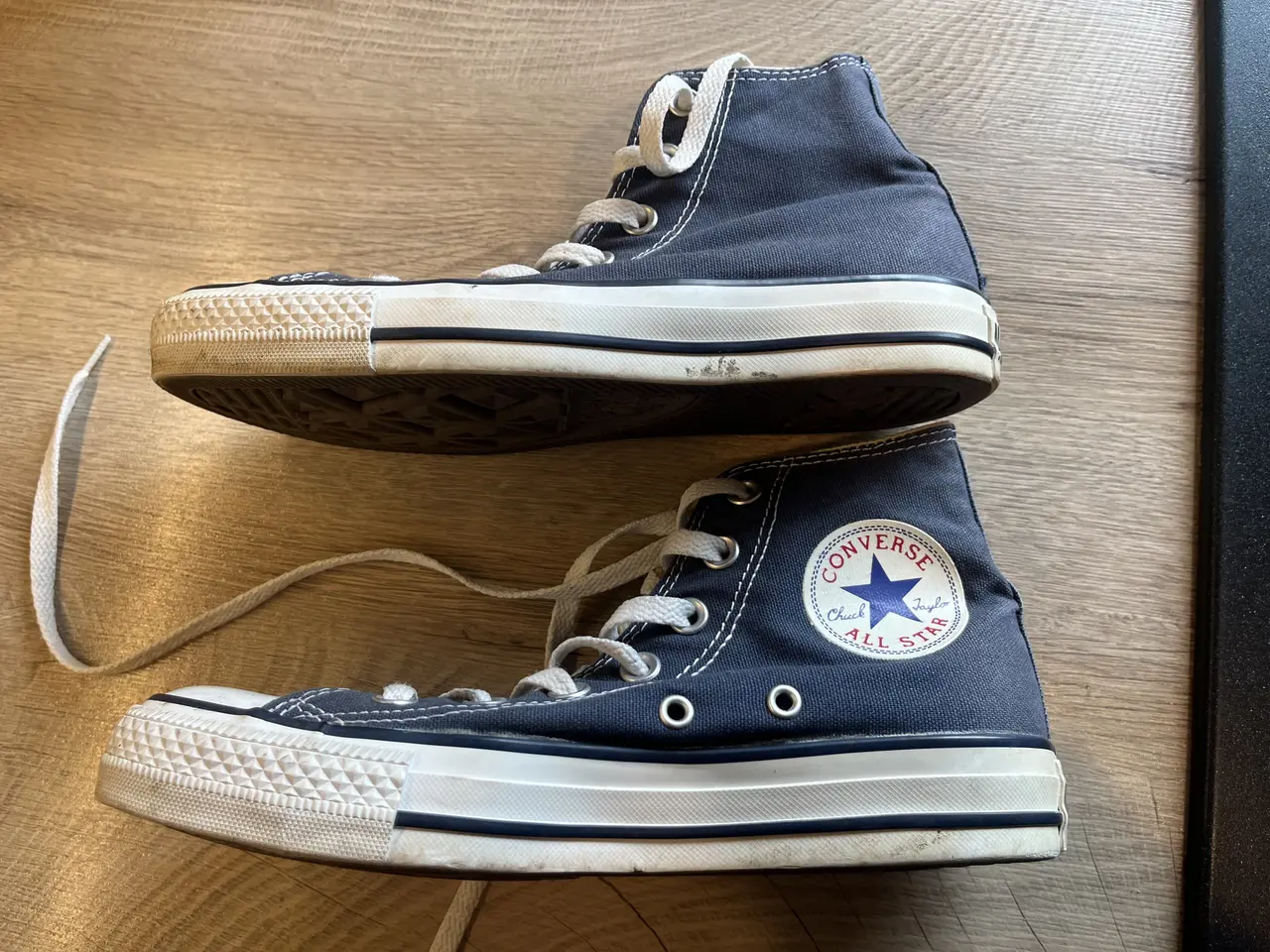 Billede 3 - Mørkeblå Converse All Stars