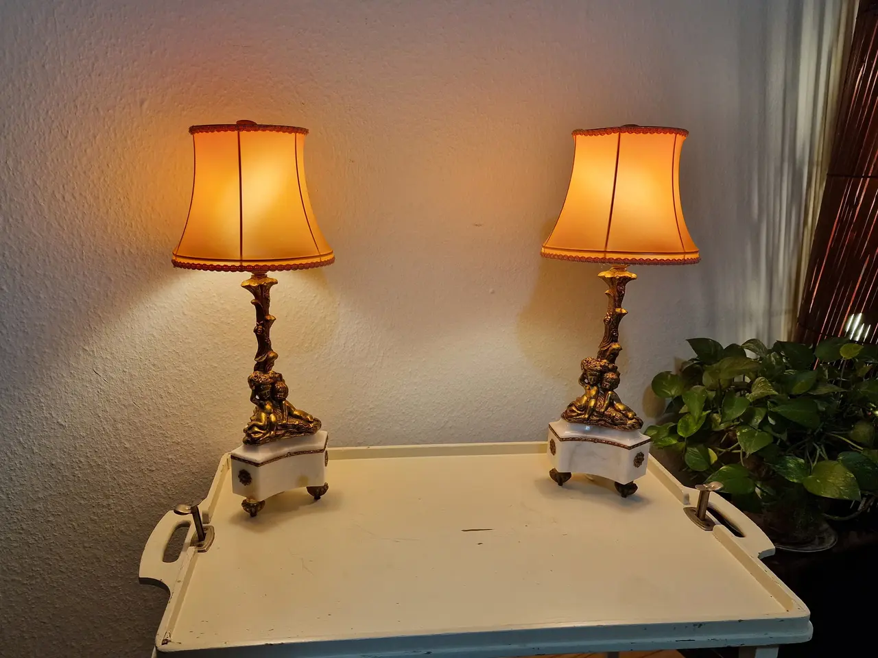 Billede 7 - Et par vintage bordlamper.