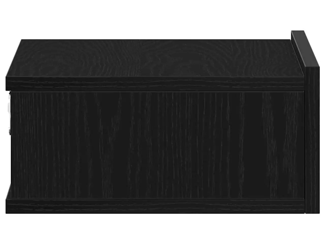 Billede 3 - Svævende natbord i sort eg 40 x 32 x 15 cm