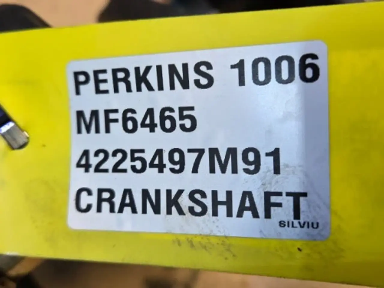 Billede 17 - Perkins 1006 Krumtapaksel 4225497M91