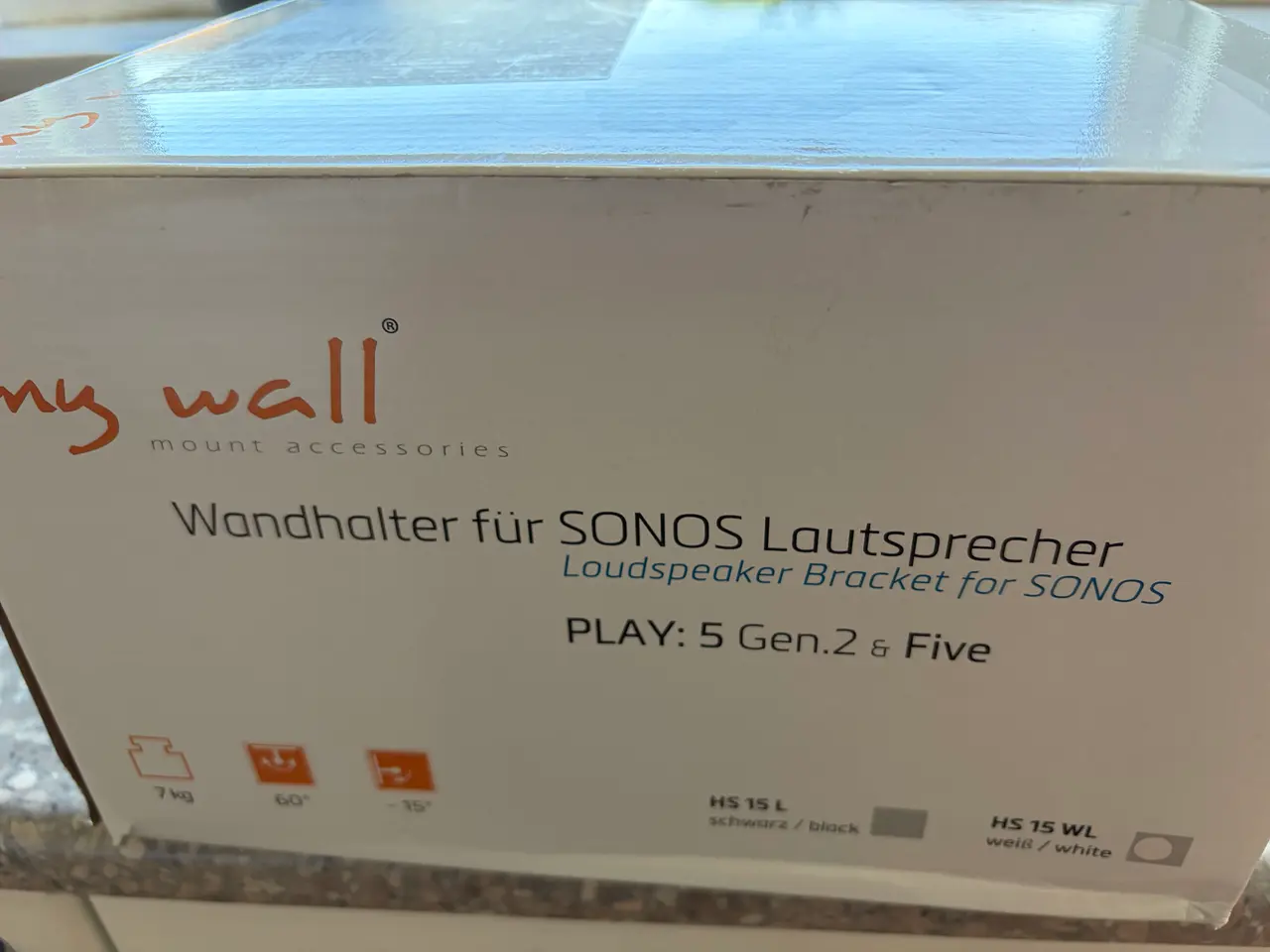 Billede 3 - Vægbeslag til Sonos Play 5