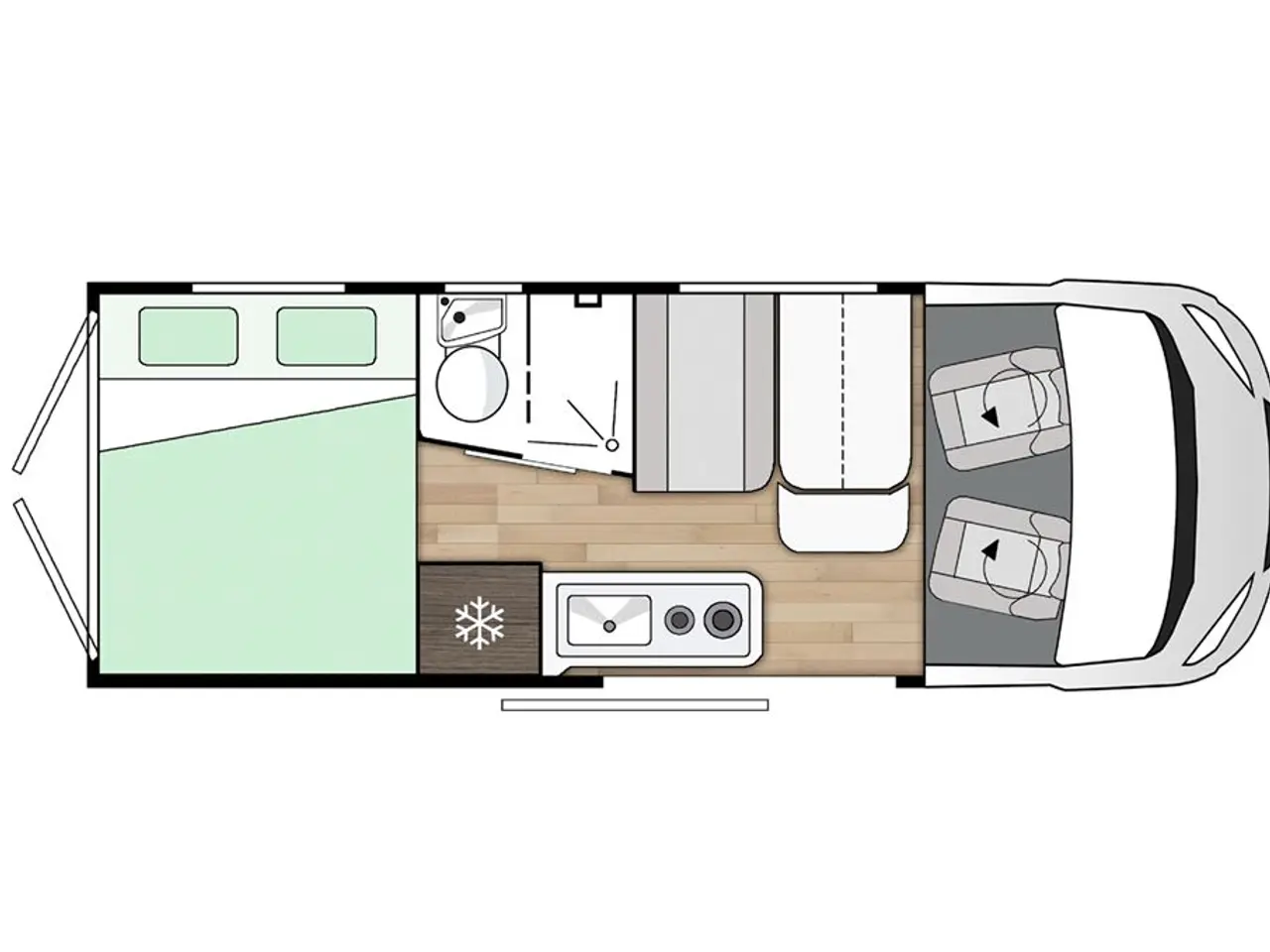 Billede 36 - 2026 - Benimar Benivan 144 UP Benivan 144 UP 2026 er en fuldt udstyret 5,99 meter campervan