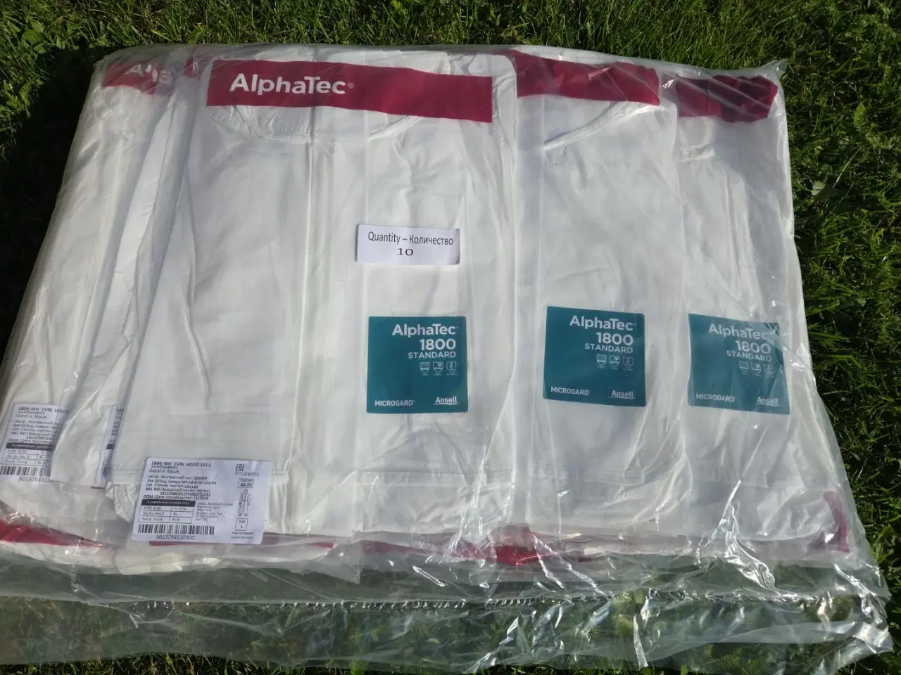 Billede 1 - Beskyttelsesdragter alphatec str L