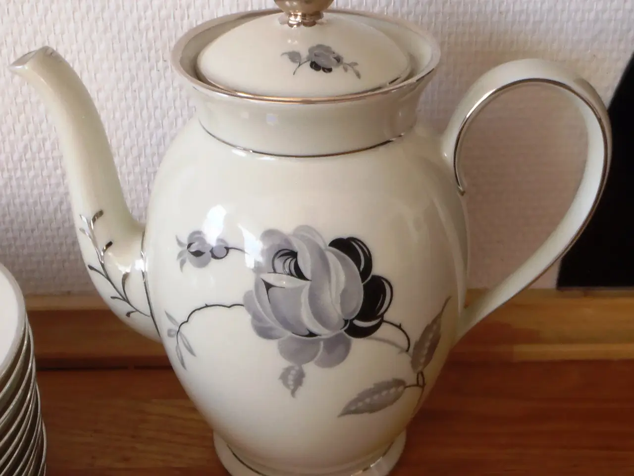 Billede 3 - Kaffestel fra KPM - Sort Rose