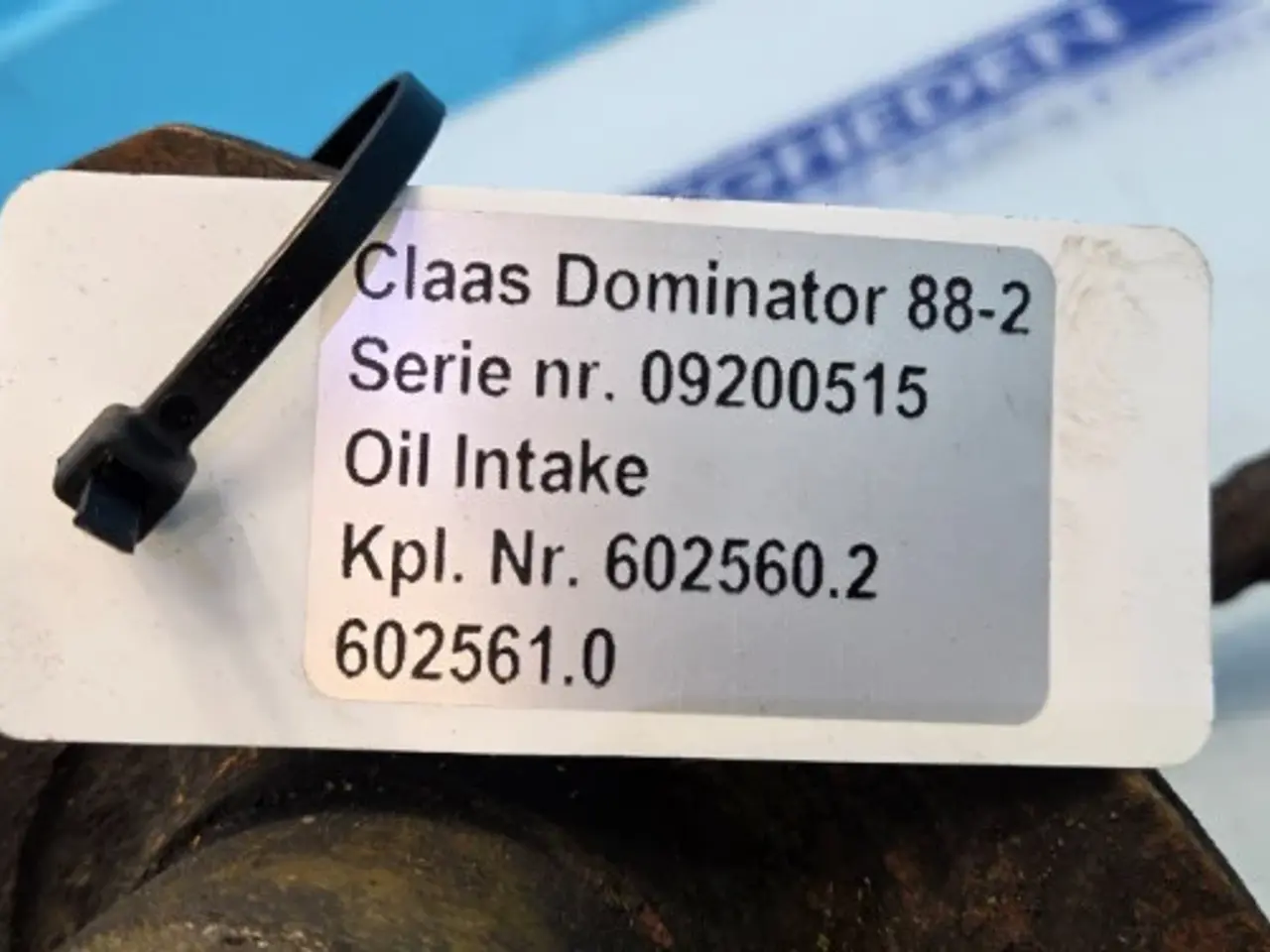 Billede 5 - Claas Dominator 88 Olieindtag 602560.2