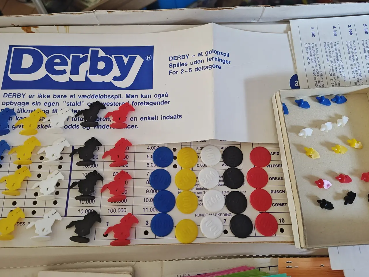 Billede 3 - Gammelt Retro DERBY Brætspil