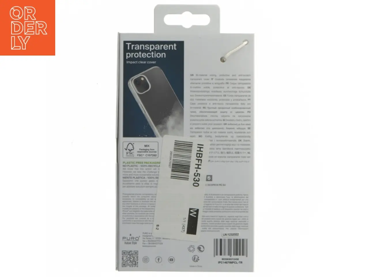 Billede 3 - iPhone 14 Plus gennemsigtigt cover fra Puro (str. Iphone 14 plus)