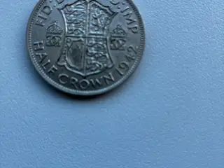 Britisk Half Crown mønt 1942 Georg VI