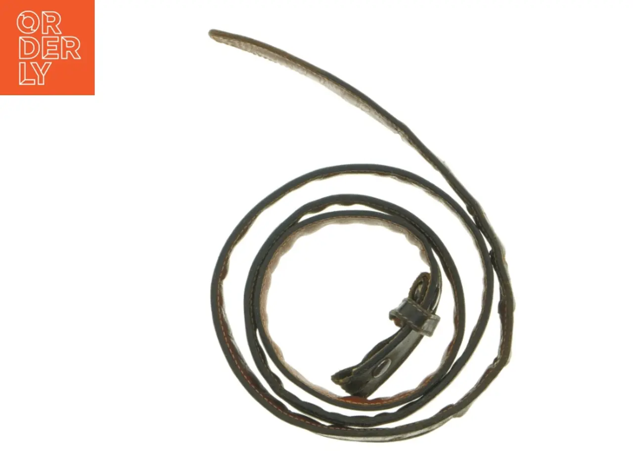 Billede 3 - Brunt læderbælte (str. 88 cm)