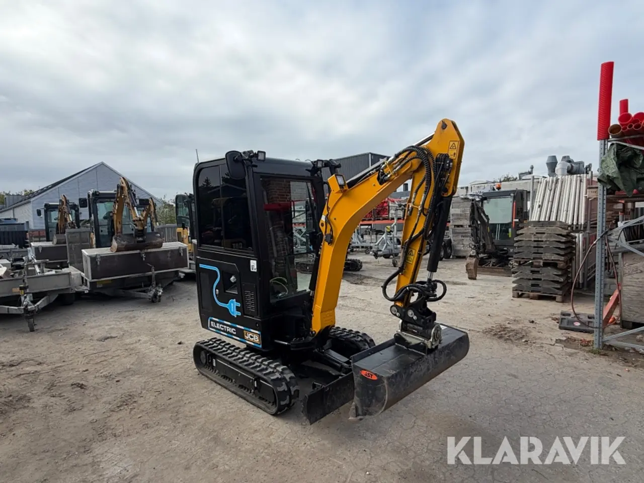 Billede 4 - Gravemaskine JCB 19C-1E elektrisk med 120 cm planerskovl
