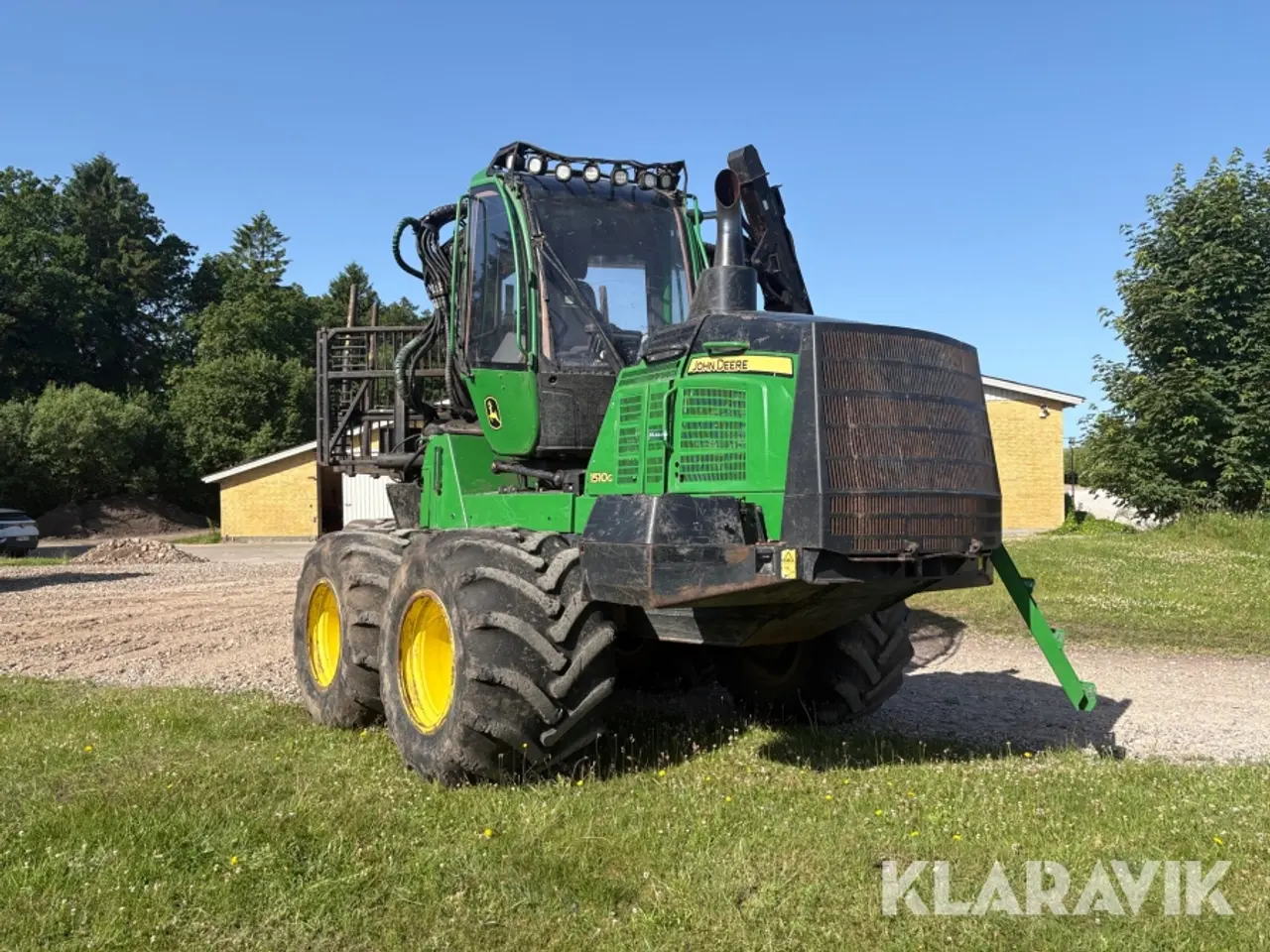 Billede 3 - Udkører John Deere 1510G med hurtigskifte
