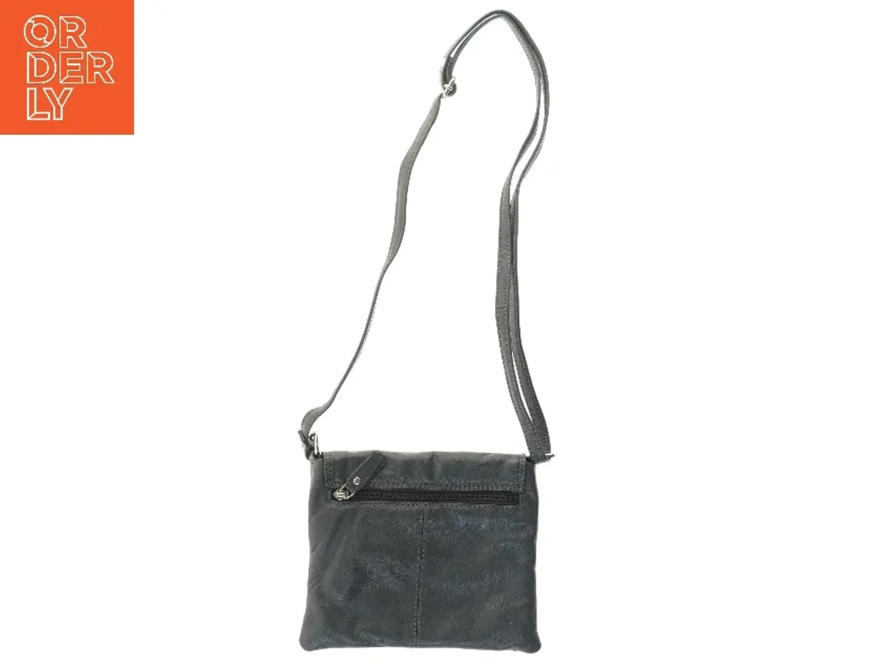 Billede 2 - Sort skuldertaske (str. 18,5x22 cm)