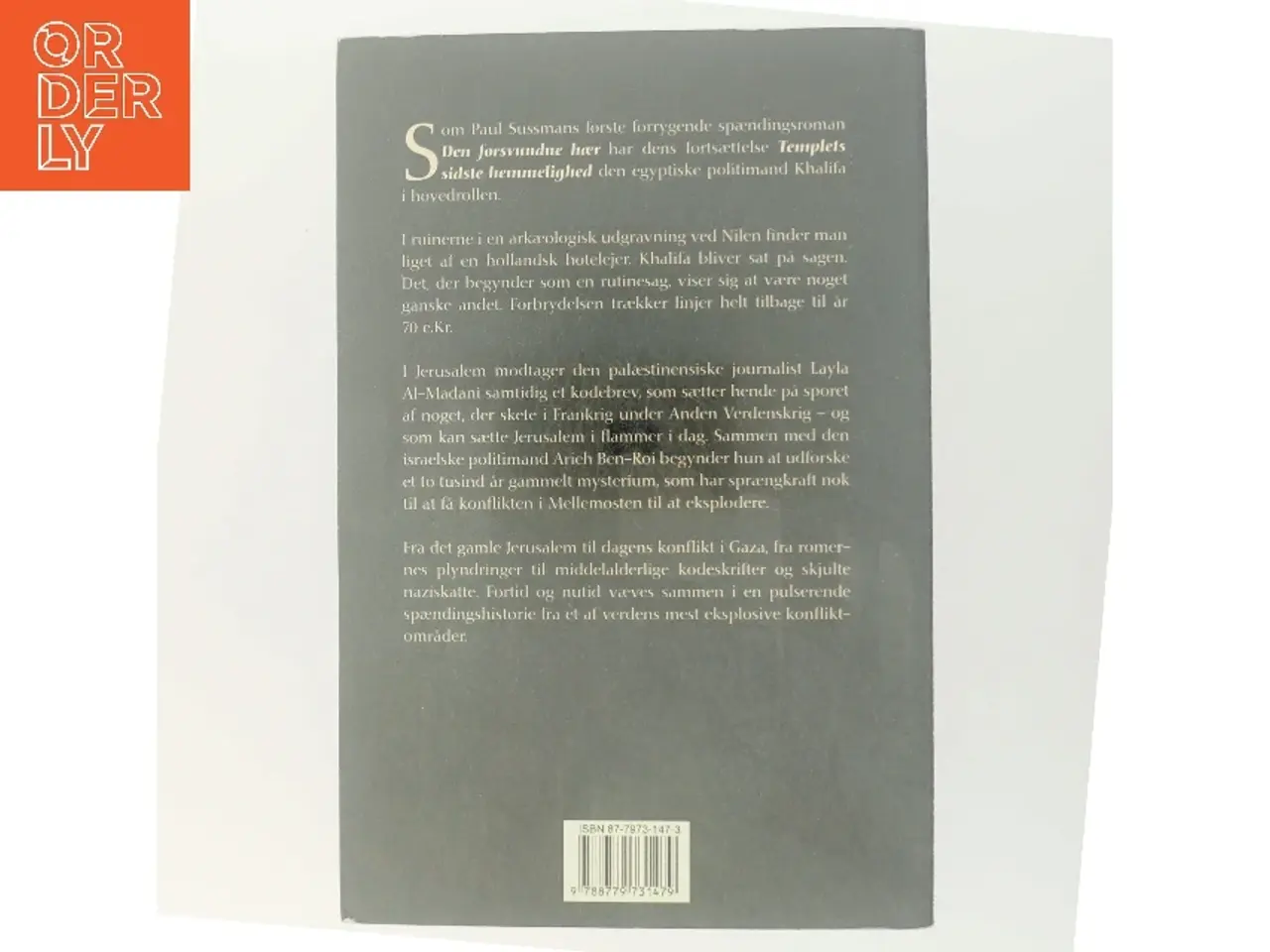 Billede 3 - Templets sidste hemmelighed : roman af Paul Sussman (Bog)