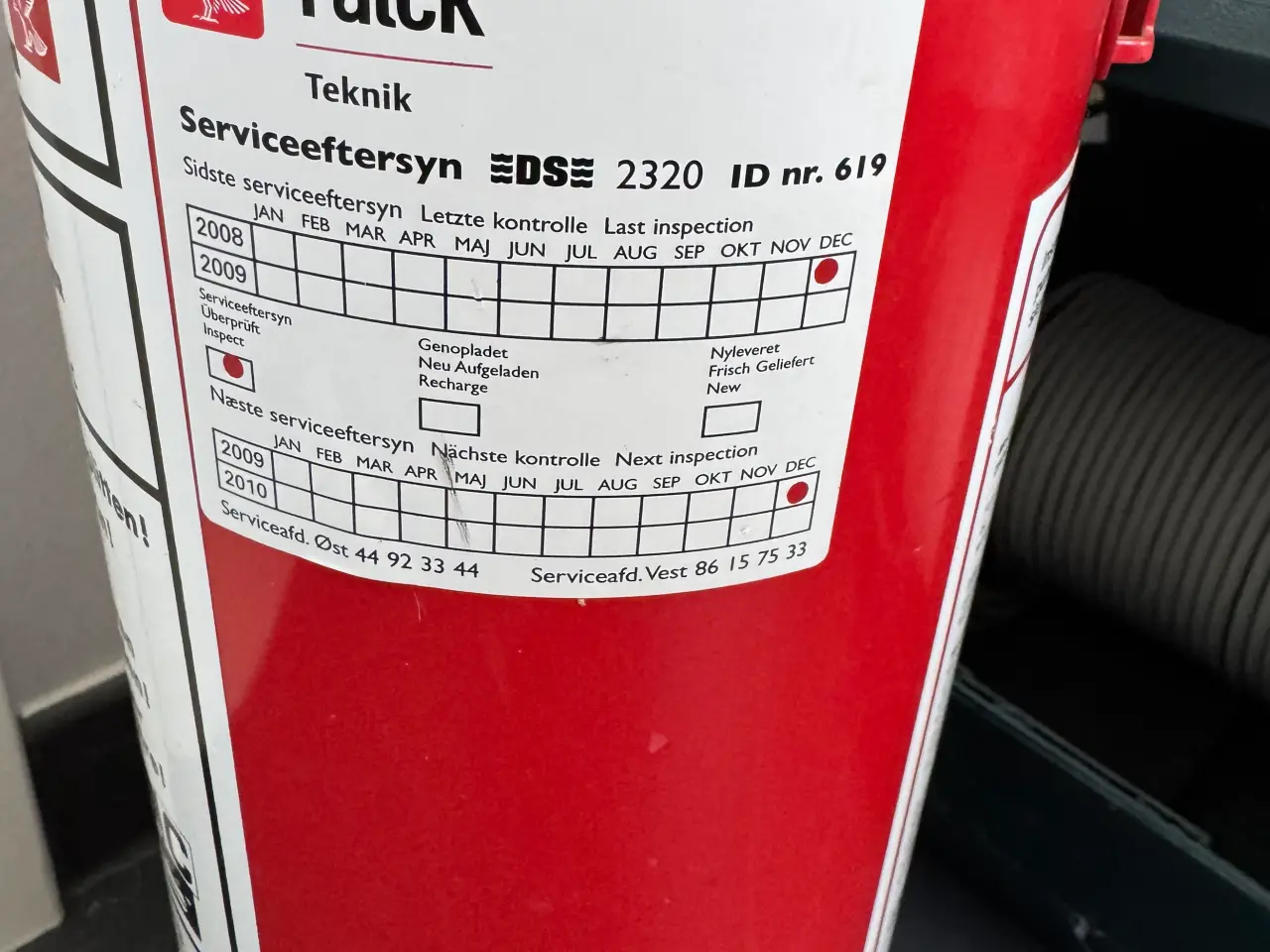 Billede 5 - Pulverslukker 6 kg