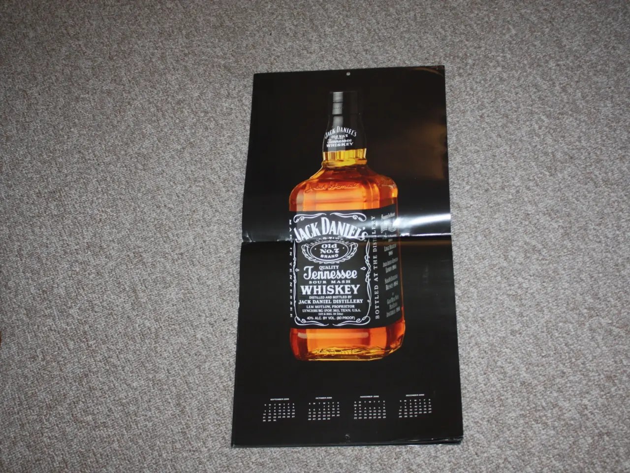 Billede 1 - Jack Daniels Whisky kalender 2009 passer til 2026