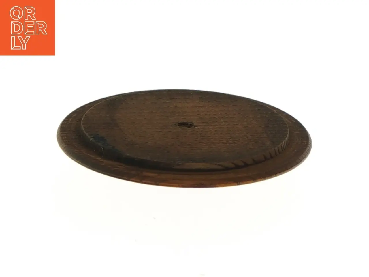Billede 3 - Fad i Drejet Teak træ på fod (str. Ø 11 cm)