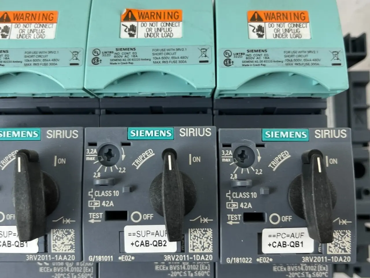 Billede 4 - Siemens Sirius 3RV2011 Motor Starter parti 3x MPCB