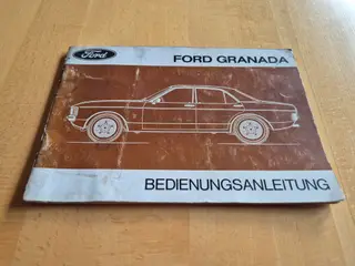 Instruktionsbog FORD GRANADA.