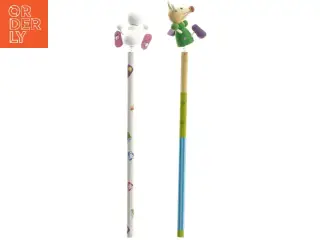2 blyanter med figurer (str. 2 stk 22 cm)