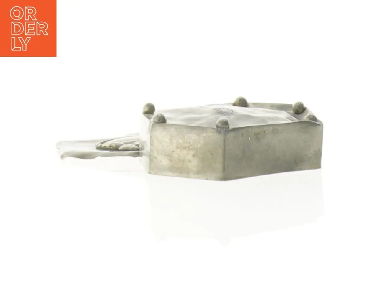 Billede 5 - Antik Tin æske med Skildpadde skjold (str. 9 x 6 x 2 cm)