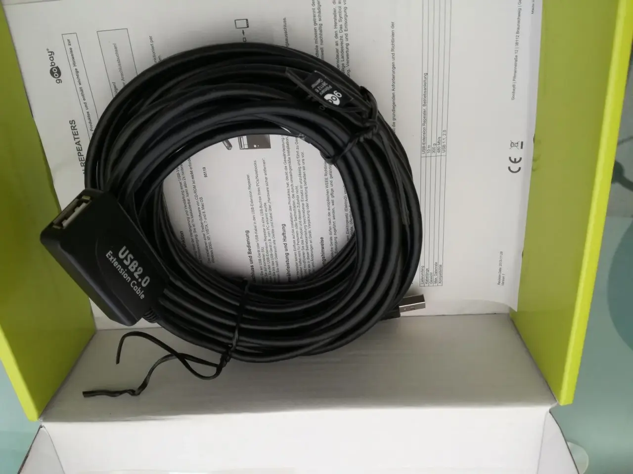 Billede 2 - goobay aktiv USB kabel