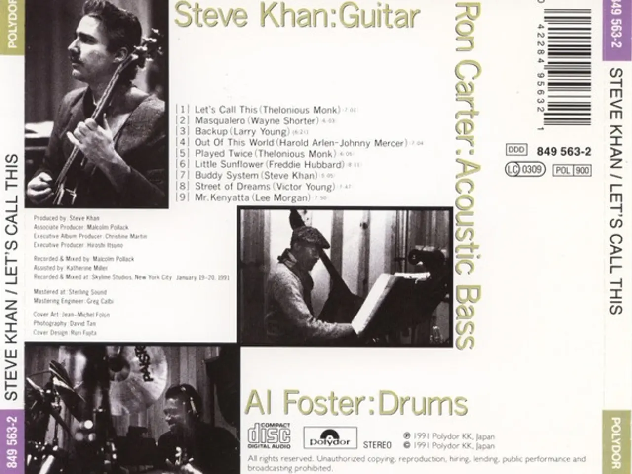 Billede 2 - Steve Khan, Ron… – Let's Call This – CD