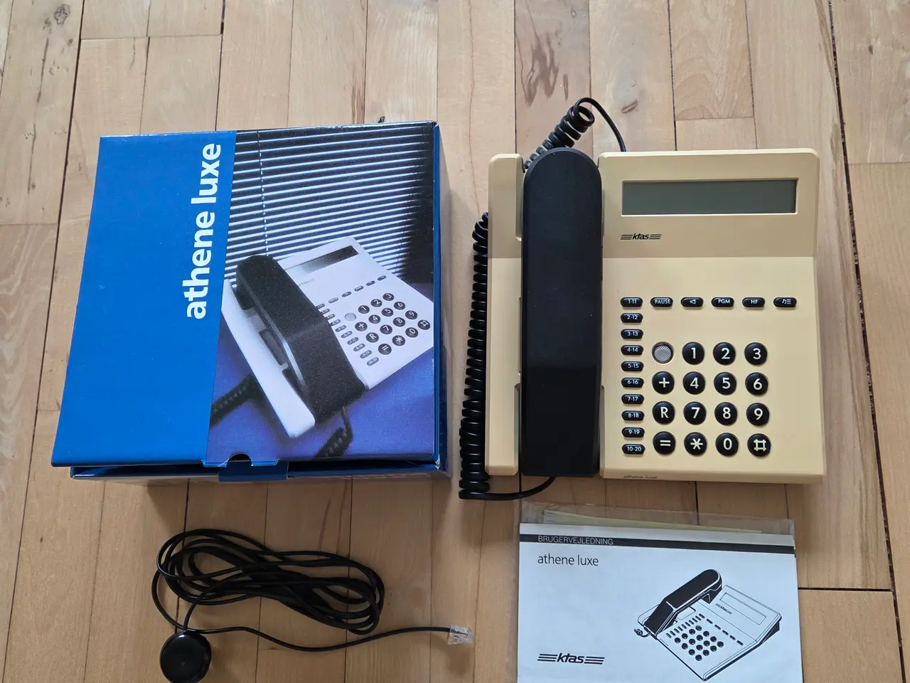 Billede 1 - KTAS Athene Luxe fastnettelefon med display