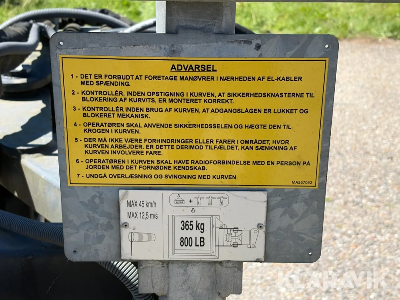 Billede 6 - Arbejdsplatform / kurv Manitou Nacelle 2.25/4 MT - 1 styk